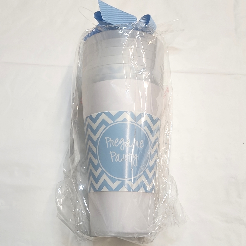 Set of 6 "Pregame Party" Cups NWT